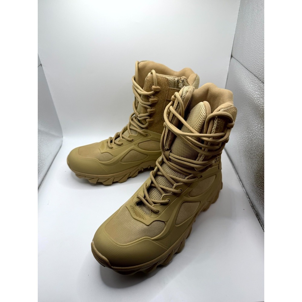 A533 Men 39 Eu Desert Sand Ankle Round Toe Lace Up Military Hiking Tactical Boot